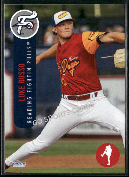 2025 Reading Fightin Phils 2nd Luke Russo