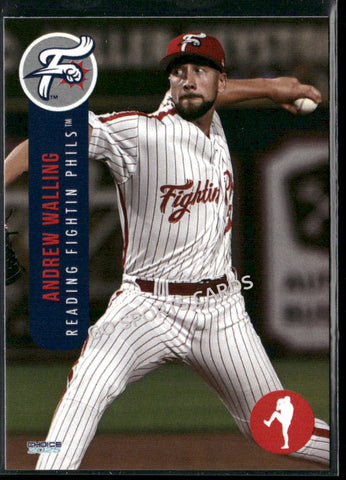 2025 Reading Fightin Phils 2nd Andrew Walling