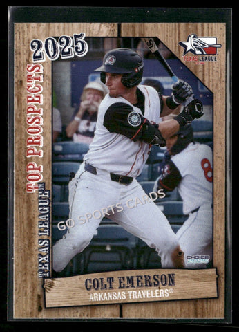2025 Texas League Top Prospects Colt Emerson