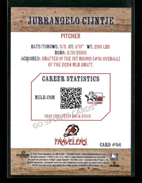 2025 Texas League Top Prospects Jurrangelo Cijntje