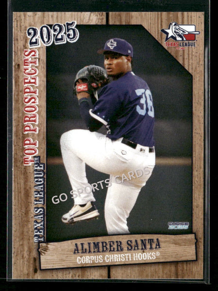 2025 Texas League Top Prospects Alimber Santa