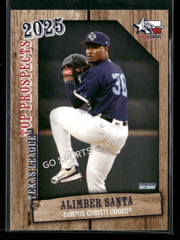 2025 Texas League Top Prospects Alimber Santa