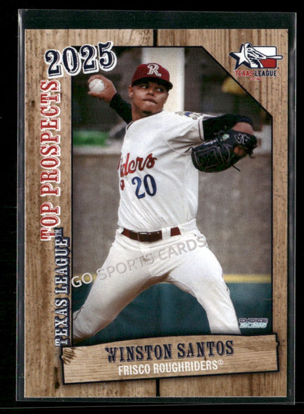 2025 Texas League Top Prospects Winston Santos
