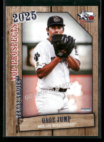 2025 Texas League Top Prospects Gage Jump