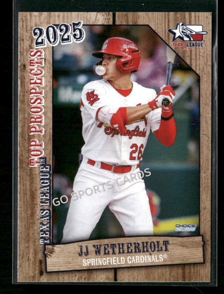 2025 Texas League Top Prospects JJ Wetherholt