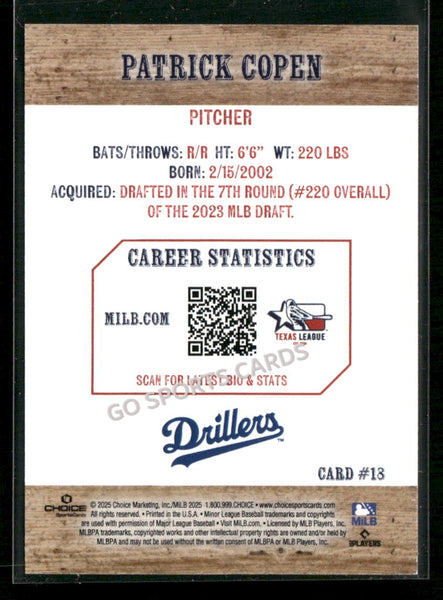 2025 Texas League Top Prospects Patrick Copen