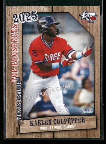 2025 Texas League Top Prospects Kaelen Culpepper