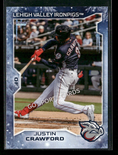 2025 Lehigh Valley IronPigs Holiday Justin Crawford
