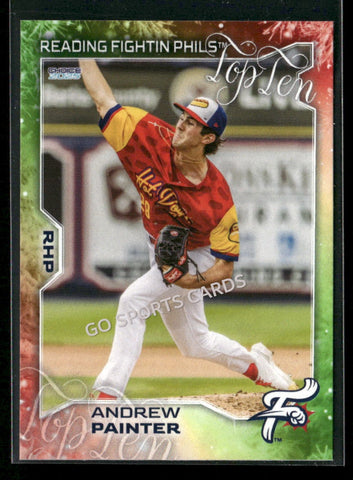 2025 Reading Fightin Phils Holiday Top 10 Andrew Painter