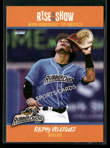 2025 Akron Rubberducks Rise to the Show Ralphy Velazquez