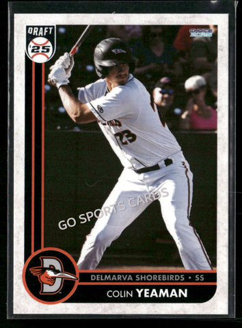 2025 Delmarva Shorebirds Colin Yeaman
