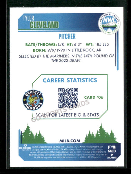 2025 Northwest League Top Prospects NWL #2 Tyler Cleveland