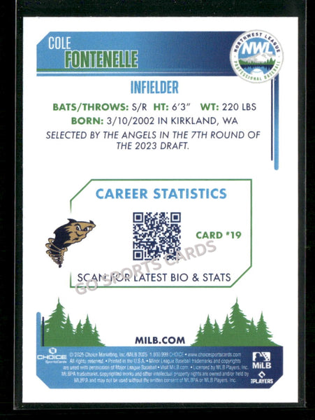 2025 Northwest League Top Prospects NWL #2 Cole Fontenelle