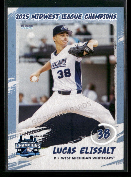 2025 West Michigan Whitecaps Champions Lucas Elissalt