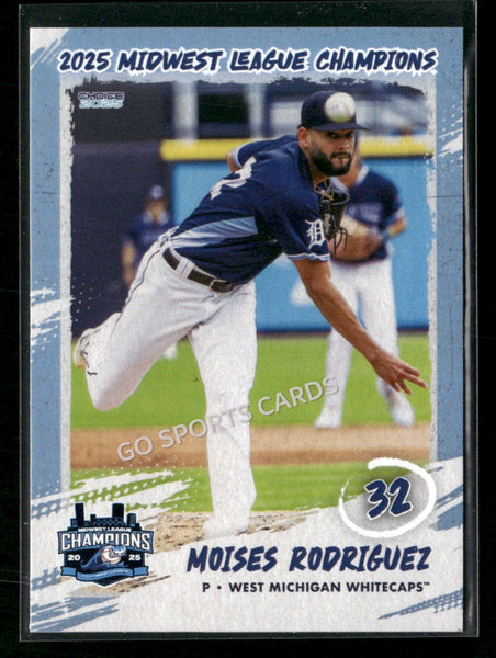 2025 West Michigan Whitecaps Champions Moises Rodriguez