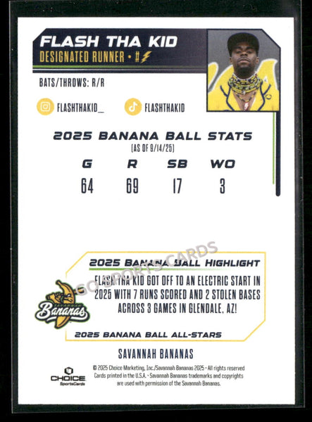 2025 Banana Ball All Stars Flash Tha Kid
