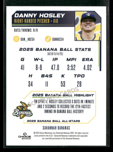 2025 Banana Ball All Stars Danny Hosley