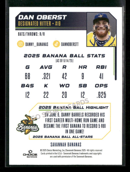2025 Banana Ball All Stars Dan Oberst