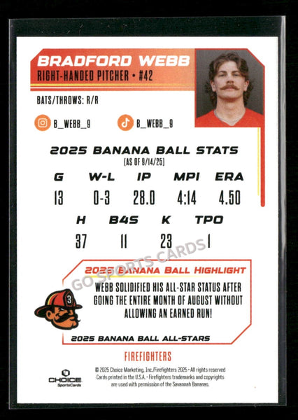 2025 Banana Ball All Stars Bradford Webb