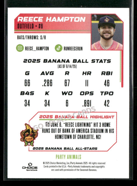 2025 Banana Ball All Stars Reece Hampton