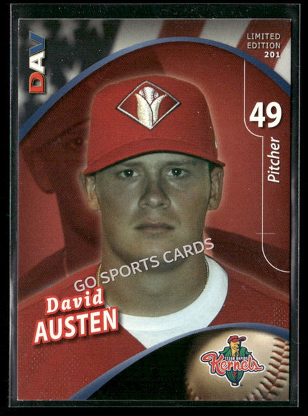 2009 Cedar Rapids Kernels DAV David Austen