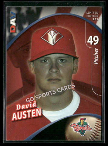 2009 Cedar Rapids Kernels DAV David Austen
