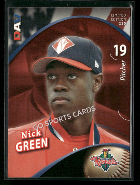 2009 Cedar Rapids Kernels DAV Nick Green