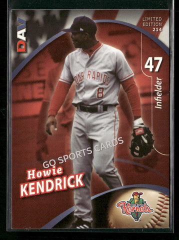 2009 Cedar Rapids Kernels DAV Howie Kendrick
