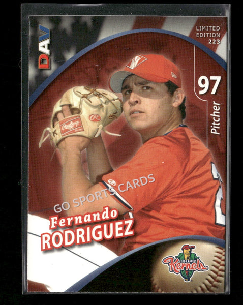 2009 Cedar Rapids Kernels DAV Fernando Rodriguez