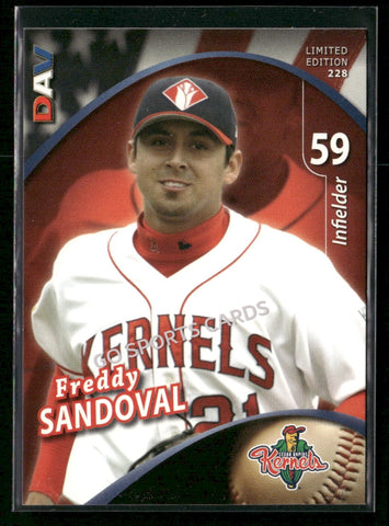 2009 Cedar Rapids Kernels DAV Freddy Sandoval