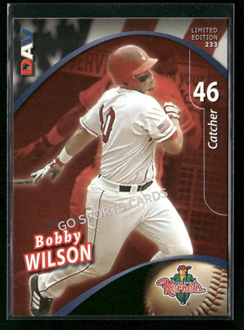 2009 Cedar Rapids Kernels DAV Bobby Wilson