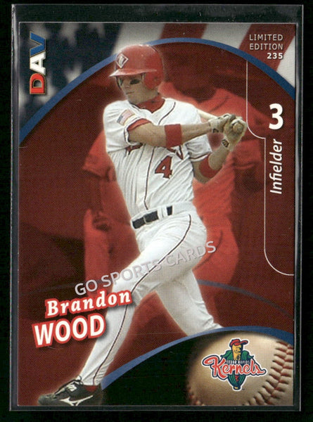2009 Cedar Rapids Kernels DAV Brandon Wood