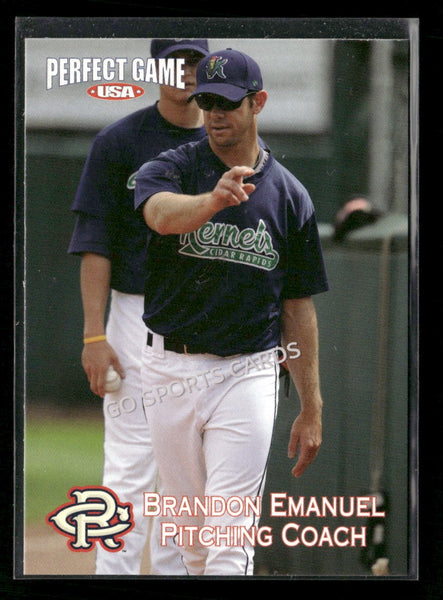 2010 Cedar Rapids Kernels Brandon Emanuel