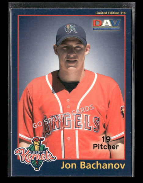 2010 Cedar Rapids Kernels DAV Jon Bachanov