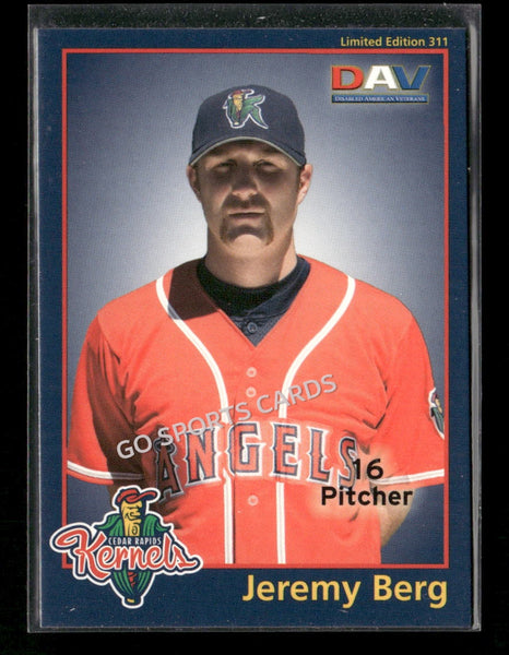 2010 Cedar Rapids Kernels DAV Jeremy Berg