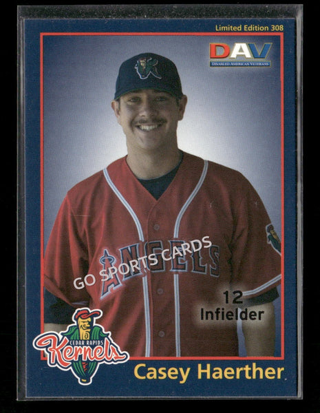 2010 Cedar Rapids Kernels DAV Casey Haerther