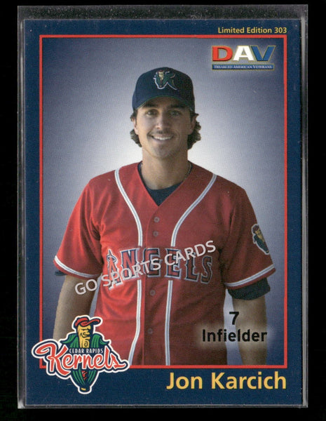 2010 Cedar Rapids Kernels DAV Jon Karcich