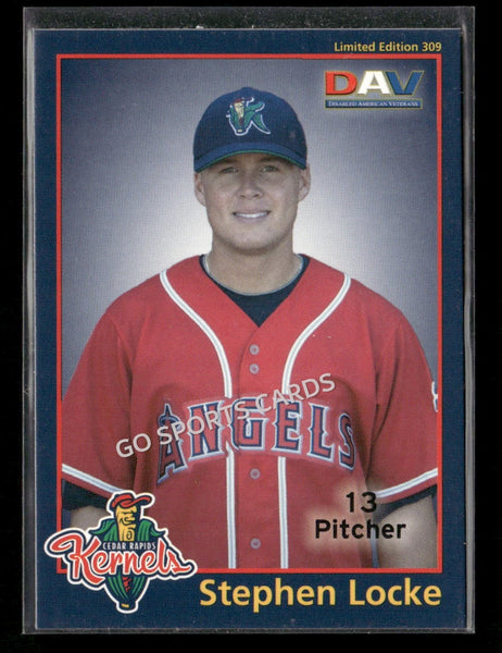 2010 Cedar Rapids Kernels DAV Stephen Locke