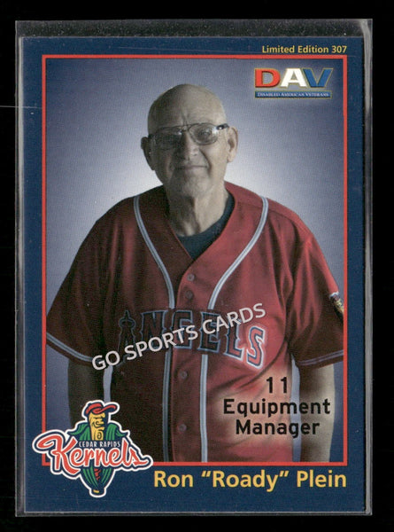 2010 Cedar Rapids Kernels DAV Ron Roady Plein