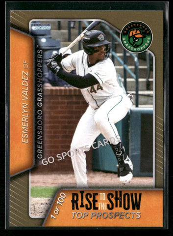 2026 Greensboro Grasshoppers Rise Show Top Prospects GOLD /100 Esmerlyn Valdez