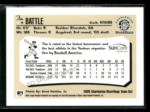 2005 Charleston RiverDogs Tim Battle