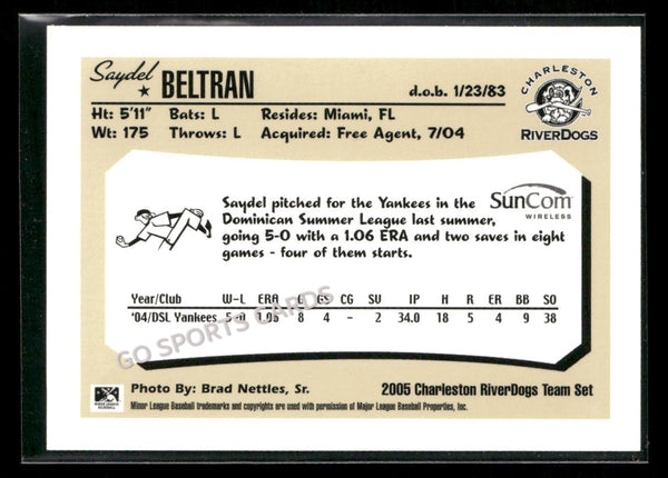 2005 Charleston RiverDogs Saydel Beltran