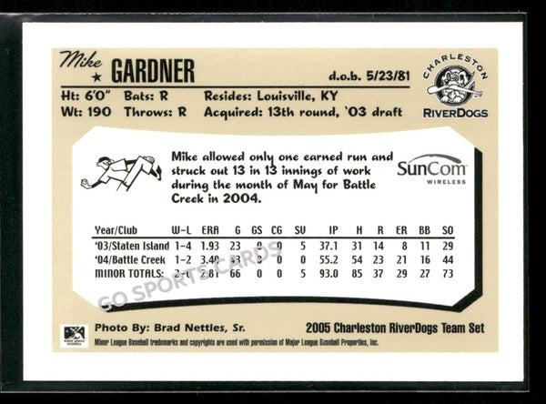 2005 Charleston RiverDogs Mike Gardner