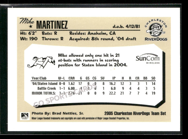2005 Charleston RiverDogs Mike Martinez
