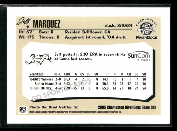 2005 Charleston RiverDogs Jeff Marquez