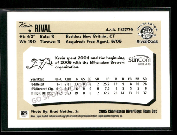 2005 Charleston RiverDogs Kevin Rival