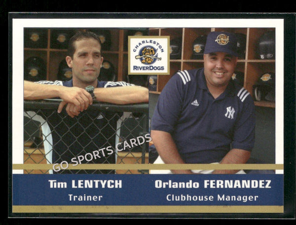 2005 Charleston RiverDogs Tim Lentych Orlando Fernandez