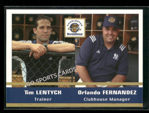 2005 Charleston RiverDogs Tim Lentych Orlando Fernandez