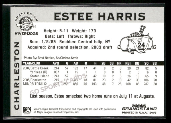2006 Charleston RiverDogs Estee Harris