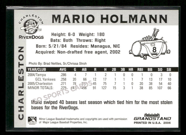 2006 Charleston RiverDogs Mario Holmann